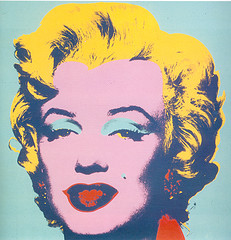 Andy Warhol picture of Marlyn Monroe